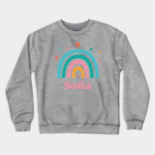 Hand Name Written Of Sofia Crewneck Sweatshirt